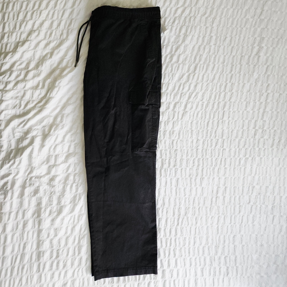 No Boundaries Black Cargo Pants with Drawstring Waist 3XL